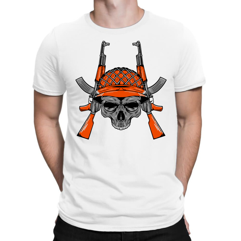 Skull And Ak 47 T-shirt | Artistshot