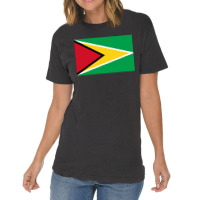 National Flag Of Guyana Vintage T-shirt | Artistshot