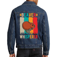 Beaver T  Shirt Beaver Whisperer T  Shirt (1) Men Denim Jacket | Artistshot