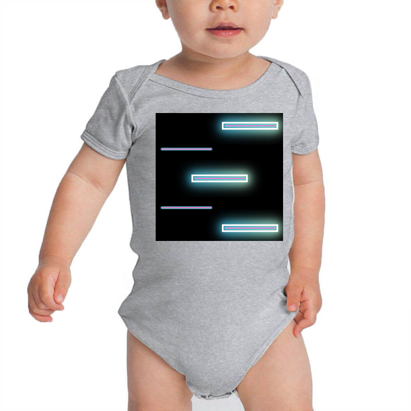 Glow Light Neon Light Background. Metaverse Or Futuristic Neon Design Baby Bodysuit by American choice | Artistshot