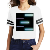 Glow Light Neon Light Background. Metaverse Or Futuristic Neon Design Scorecard Crop Tee | Artistshot