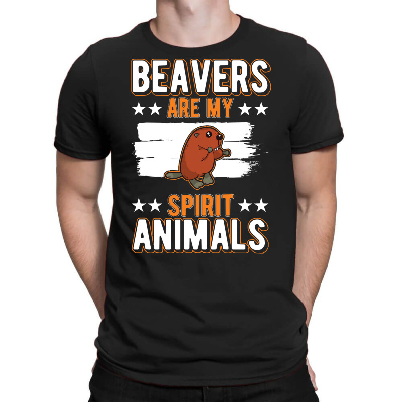 Beaver T  Shirt Beaver Spirit Animal T  Shirt T-Shirt by pumpkinslanguid | Artistshot