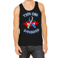 Type 1 Diabetes Superhero Awareness Gift Diabetic Boys Girls Tank Top | Artistshot