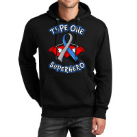 Type 1 Diabetes Superhero Awareness Gift Diabetic Boys Girls Unisex Hoodie | Artistshot