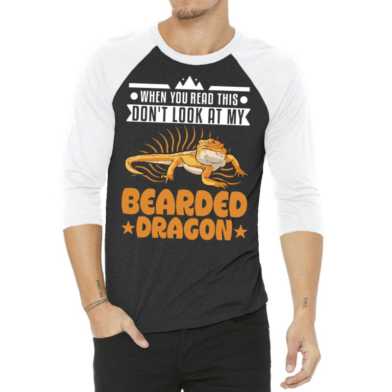 Bearded Dragon T  Shirt Bearded Dragon Gift T  Shirt (1) 3/4 Sleeve Shirt by pumpkinslanguid | Artistshot