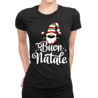 Italian Christmas Gnome Buon Natale Italy T Shirt Ladies Fitted T-shirt | Artistshot