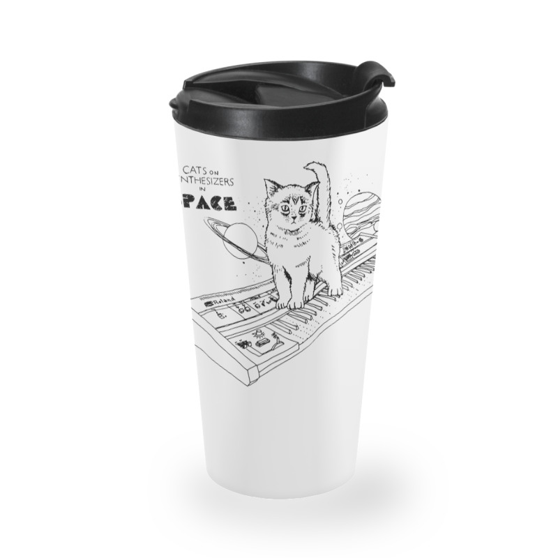 Cats On Synthesizers In Space Cat Owner Travel Mug | Artistshot