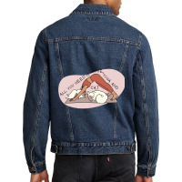 Cat And Dog Naptime Is My Happy Hour Men Denim Jacket | Artistshot