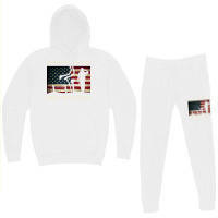 Us Military Stand For The Flag Kneel For The Cross Hoodie & Jogger Set | Artistshot