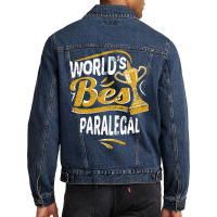 World's Best Paralegal Men Denim Jacket | Artistshot