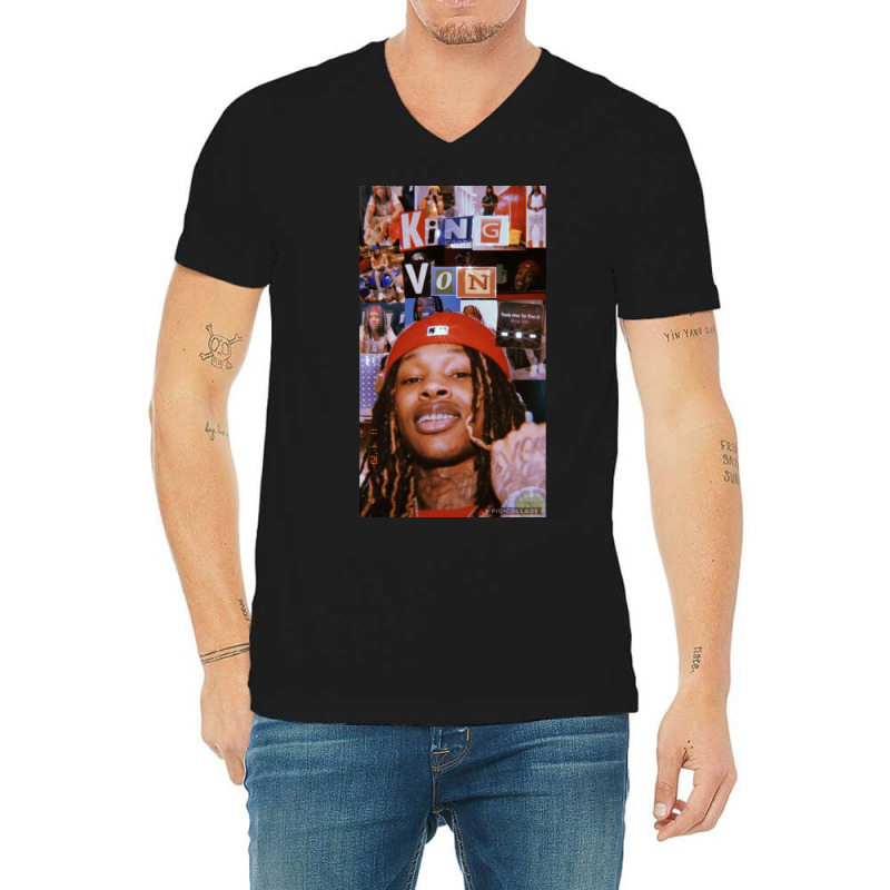 Abstract Singer V-neck Tee | Artistshot