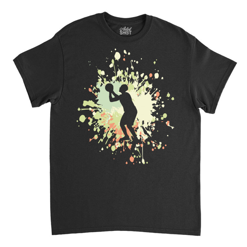 Basketball Paint Splash T  Shirt Basketball Ready To Score Color Splas Classic T-shirt by pumpkinslanguid | Artistshot