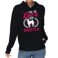 Basenji T  Shirt This Girl Loves Her Basenji T  Shirt Lightweight Hoodie | Artistshot