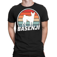 Basenji T  Shirt Basenji Retro Congo Terrier Vintage T  Shirt (8) T-shirt | Artistshot