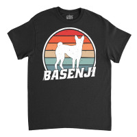 Basenji T  Shirt Basenji Retro Congo Terrier Vintage T  Shirt (8) Classic T-shirt | Artistshot