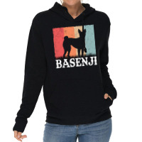 Basenji T  Shirt Basenji Retro Congo Terrier Vintage T  Shirt (1) Lightweight Hoodie | Artistshot