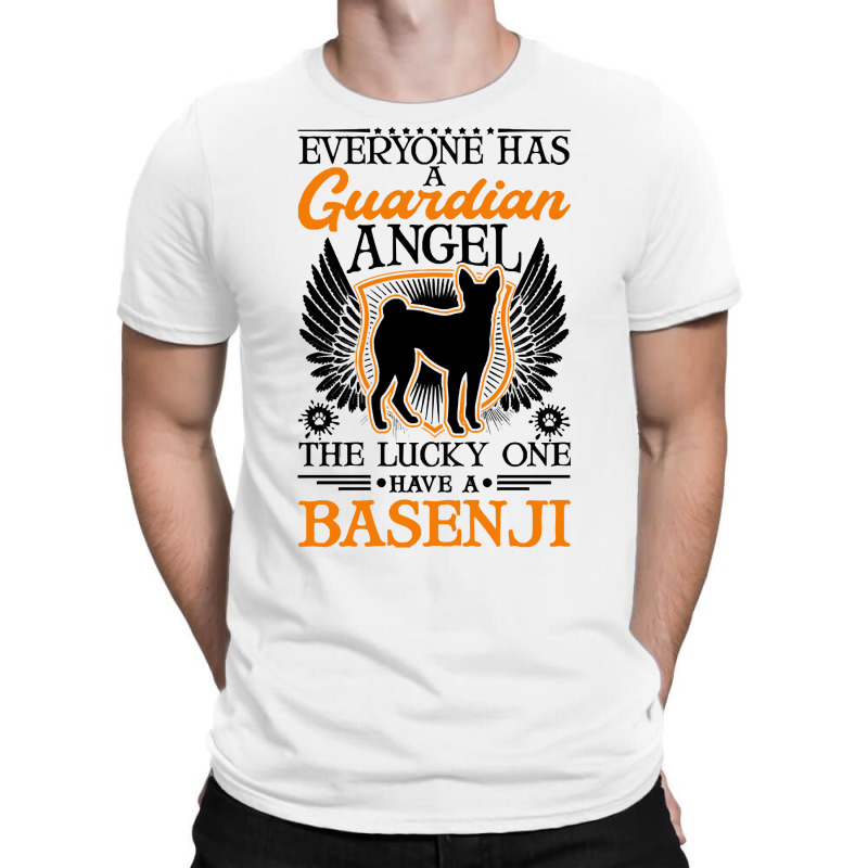 Basenji T  Shirt Basenji Moon Guardian Angel T  Shirt (4) T-Shirt by pumpkinslanguid | Artistshot