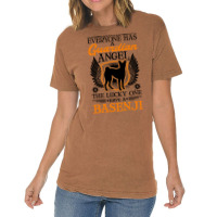 Basenji T  Shirt Basenji Moon Guardian Angel T  Shirt (4) Vintage T-shirt | Artistshot