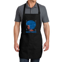 Black Woman Afro African Type 1 Diabetes Warrior Ribbon Blue T Shirt Full-length Apron | Artistshot