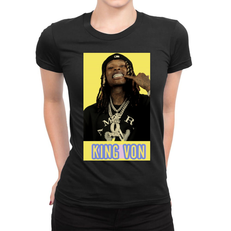 Smile Von Ladies Fitted T-Shirt by StaceyMJones | Artistshot