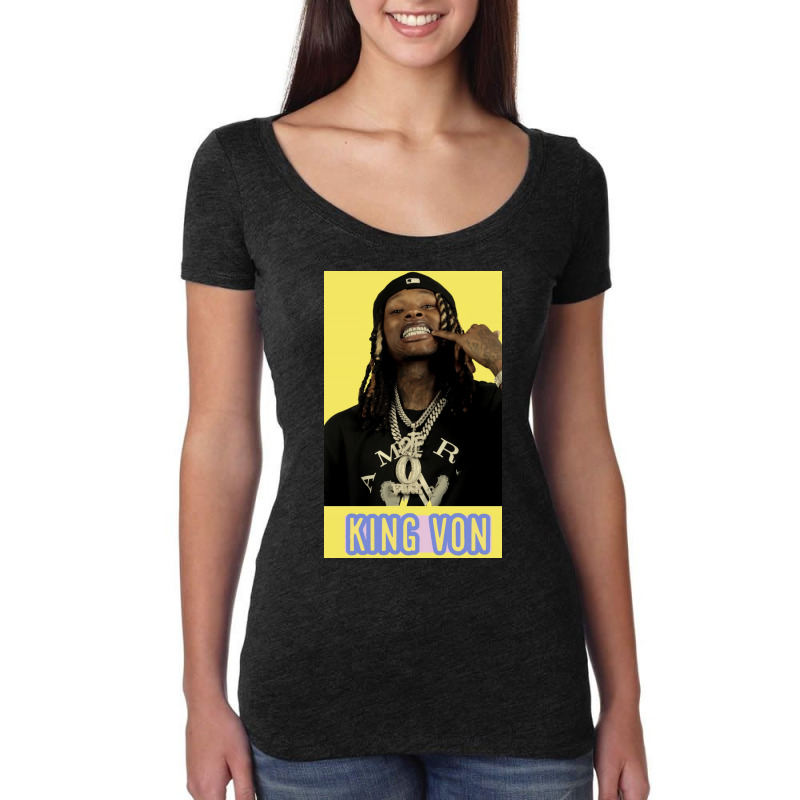 Smile Von Women's Triblend Scoop T-shirt by StaceyMJones | Artistshot