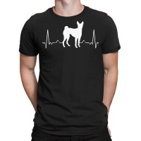 Basenji T  Shirt Basenji Heartbeat T  Shirt (1) T-shirt | Artistshot