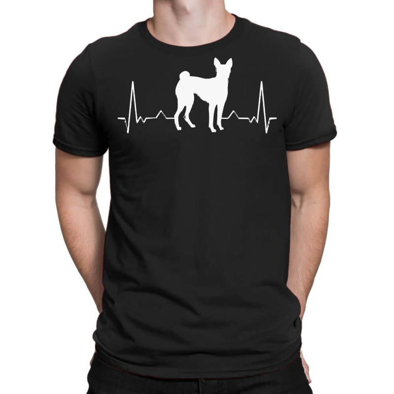 Basenji T  Shirt Basenji Heartbeat T  Shirt (1) T-Shirt by pumpkinslanguid | Artistshot