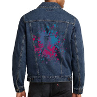 Baseball Paint Splash T  Shirt Baseball Player Hitter Color Splash T Men Denim Jacket | Artistshot