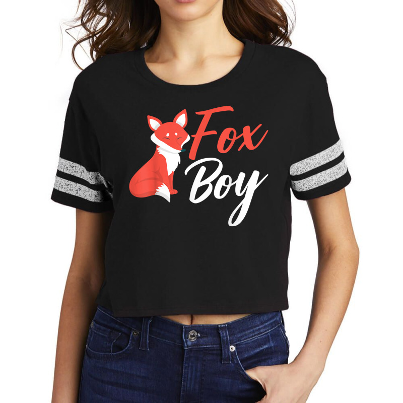 Animal Lover Foxes Kids Fox Boy T Shirt Scorecard Crop Tee by silviabzp | Artistshot