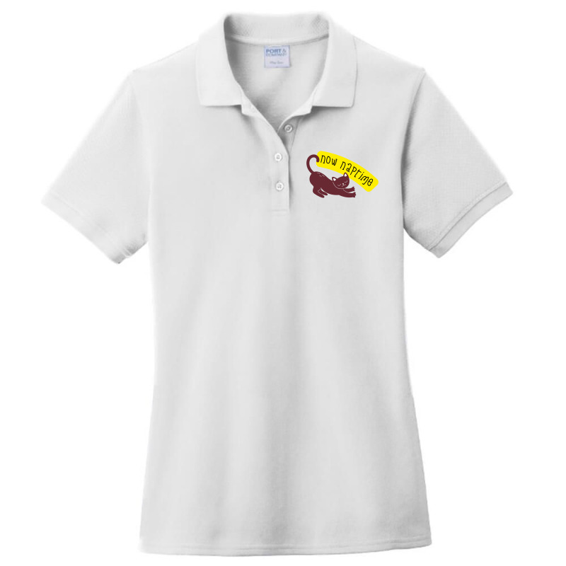 Cat And Dog Naptime Is My Happy Hour Ladies Polo Shirt by GREGUFFMAN | Artistshot