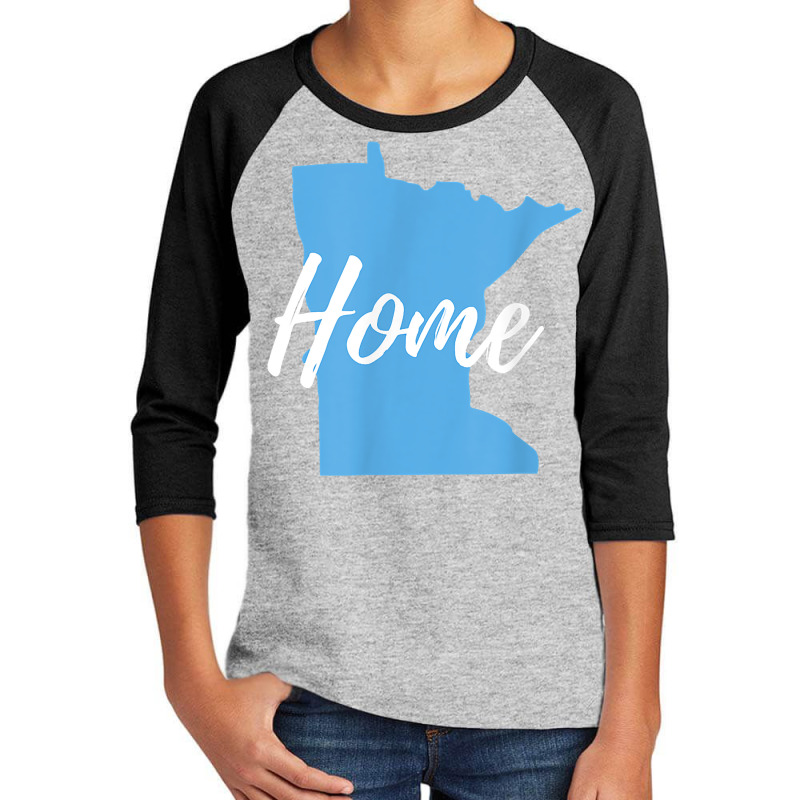 Minnesota Native Design For Those Who Call Minnesota Home T Shirt Youth 3/4 Sleeve | Artistshot