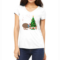 Kiwi Bird Christmas For Light Women's V-neck T-shirt | Artistshot