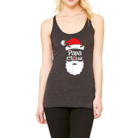 Papa Claus Christmas Pajama Family Matching Xmas Light T Shirt Racerback Tank | Artistshot