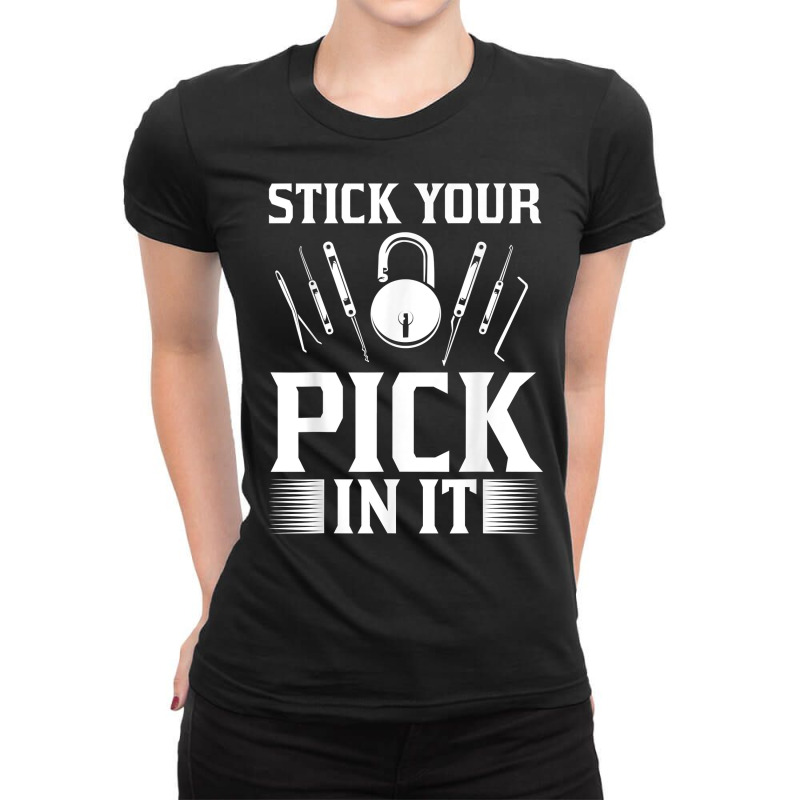 Locksmith Lock Picker Locksmithing Tools Lock Picking T Shirt Ladies Fitted T-Shirt by caneypga | Artistshot