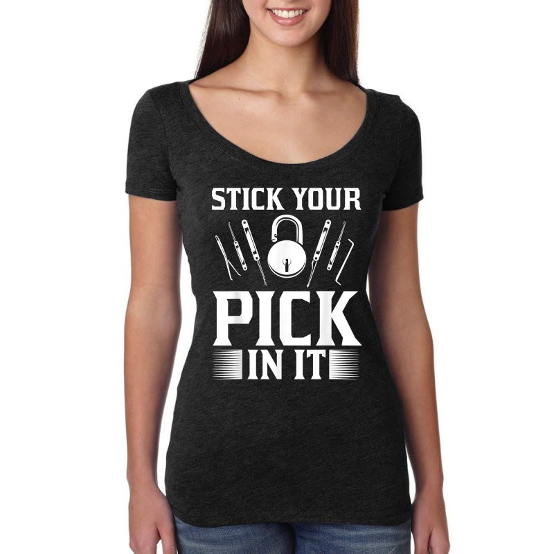 Locksmith Lock Picker Locksmithing Tools Lock Picking T Shirt Women's Triblend Scoop T-shirt by caneypga | Artistshot