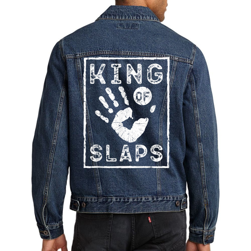 Slap Fight, King Of Slaps, Vintage Slap Fighting T Shirt Men Denim Jacket | Artistshot