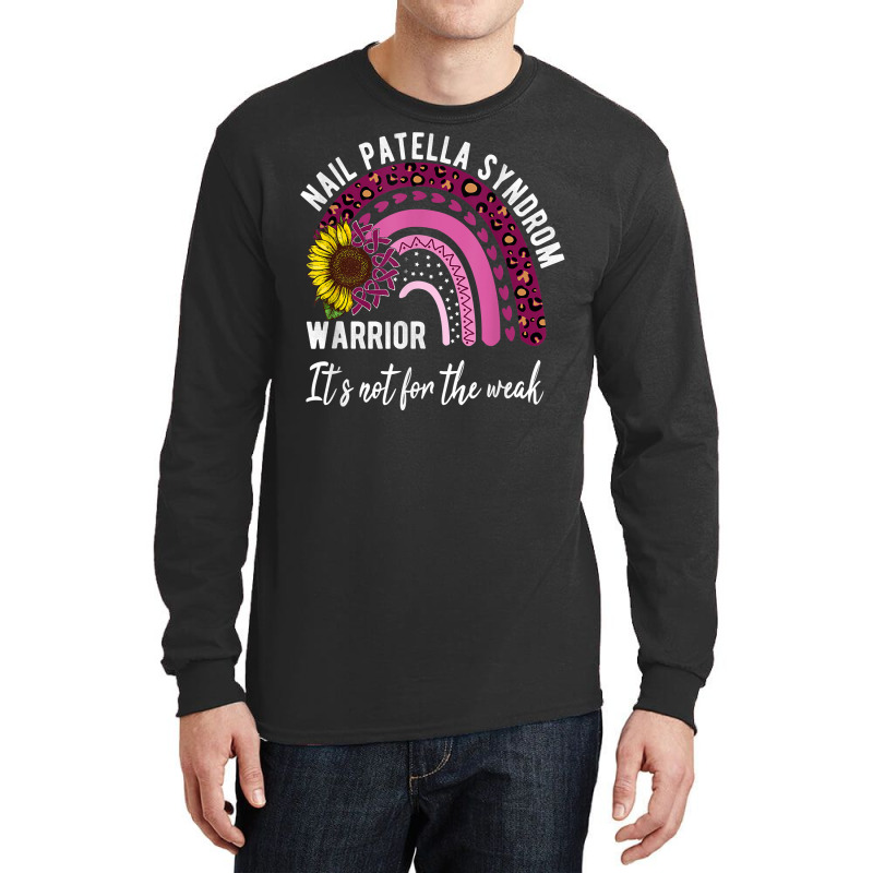 Nail Patella Syndrom Tee Sunflower Rainbow Awareness Apparel T Shirt Long Sleeve Shirts | Artistshot