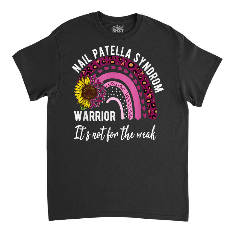 Nail Patella Syndrom Tee Sunflower Rainbow Awareness Apparel T Shirt Classic T-shirt | Artistshot