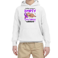 Cystic Fibrosis Awareness   Mostly Running On Empty Cystic Fibr Youth Hoodie | Artistshot