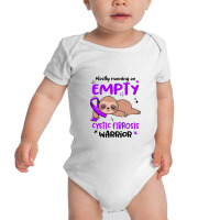 Cystic Fibrosis Awareness   Mostly Running On Empty Cystic Fibr Baby Bodysuit | Artistshot