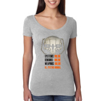 Mechwarrior All Systems Nominal Women's Triblend Scoop T-shirt | Artistshot