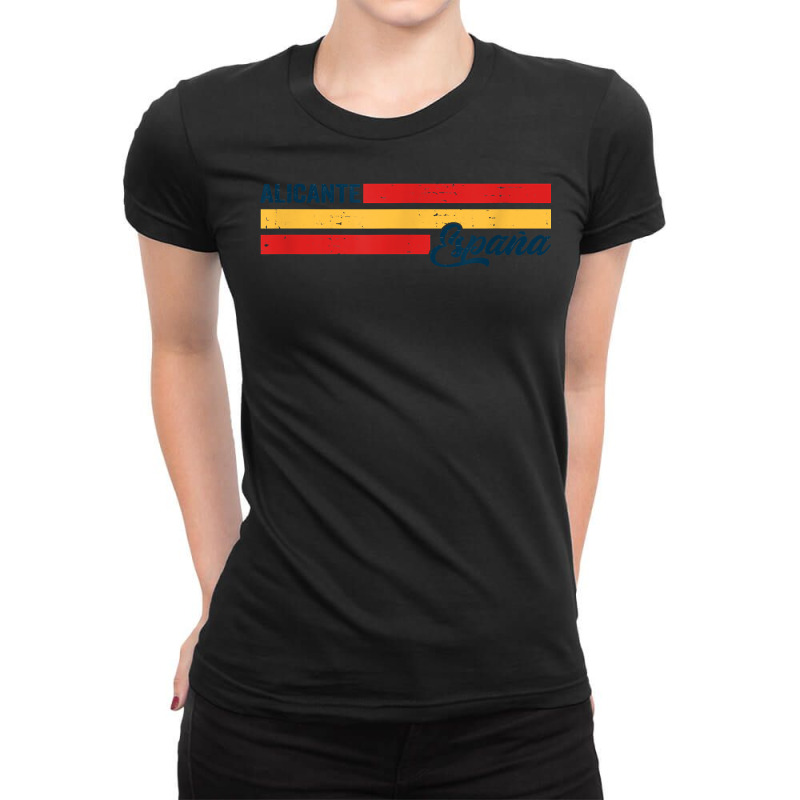 Alicante Spain Espana T Shirt Ladies Fitted T-Shirt by tzecluco | Artistshot