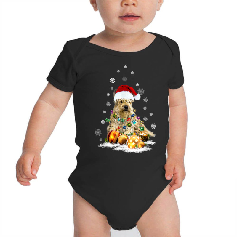 Berger Picard Dog Lights Christmas Matching Family T Shirt Baby Bodysuit by tzecluco | Artistshot