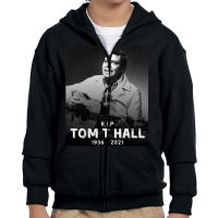 Tom T Hall Youth Zipper Hoodie | Artistshot