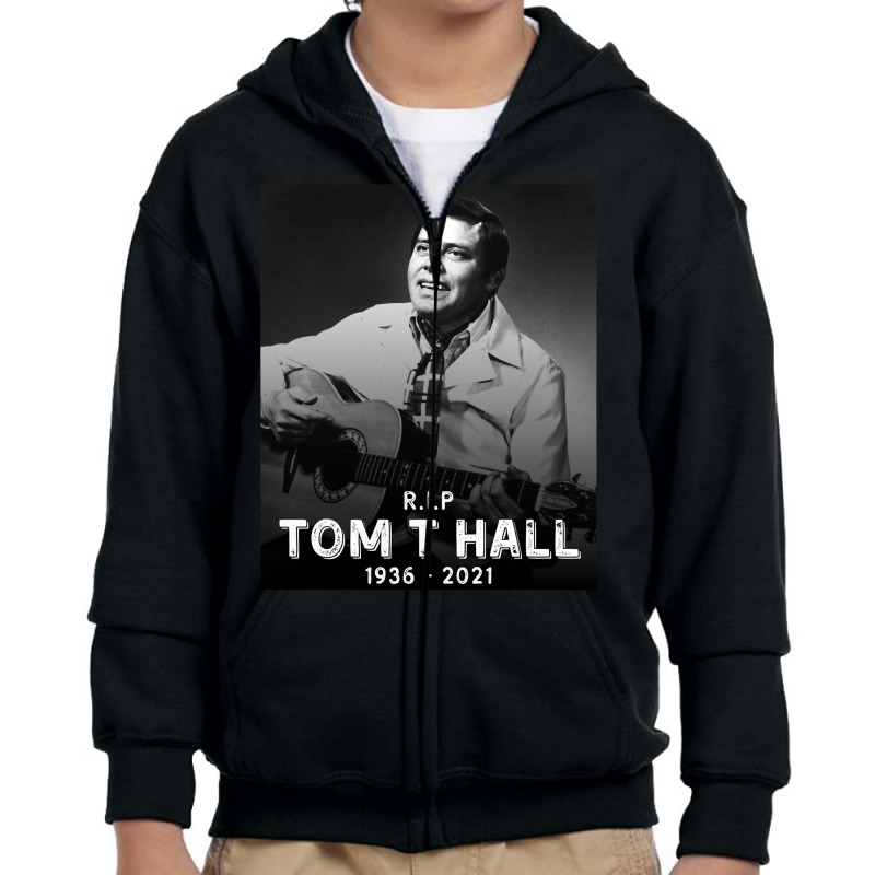 Tom T Hall Youth Zipper Hoodie | Artistshot