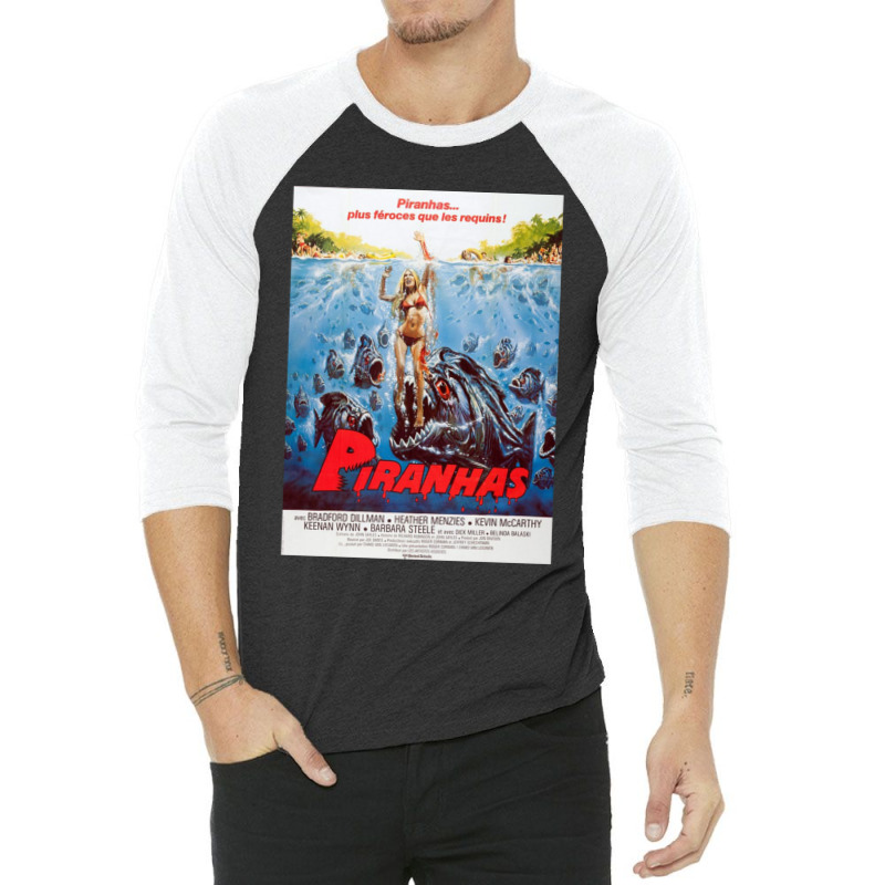 Piranhas 3/4 Sleeve Shirt | Artistshot