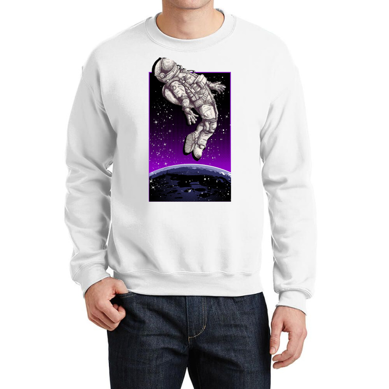 Aesthetic Spaceman Crewneck Sweatshirt | Artistshot