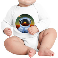 Austronaut Time Travel Wanderlust - Take This Into Your Life Long Sleeve Baby Bodysuit | Artistshot