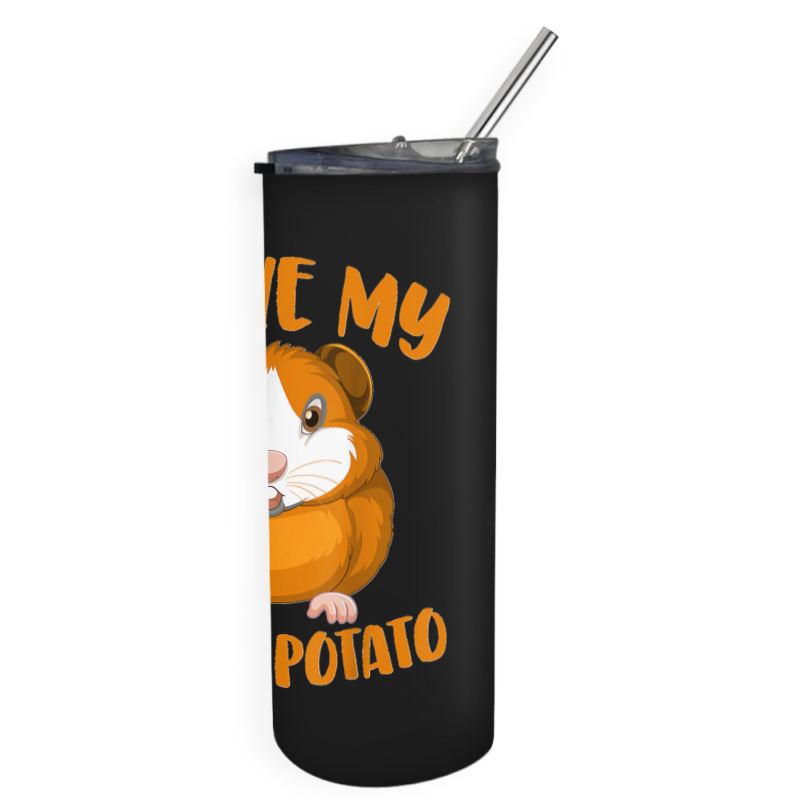 Cavy Lovers Guinea Pig Owners I Love My Furry Potato Skinny Tumbler | Artistshot