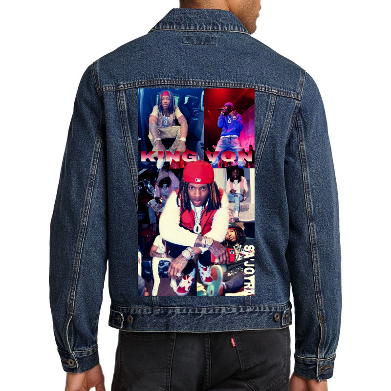 Awesome Smile Von Men Denim Jacket | Artistshot